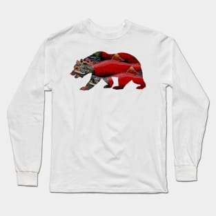 Salmon Bear Long Sleeve T-Shirt